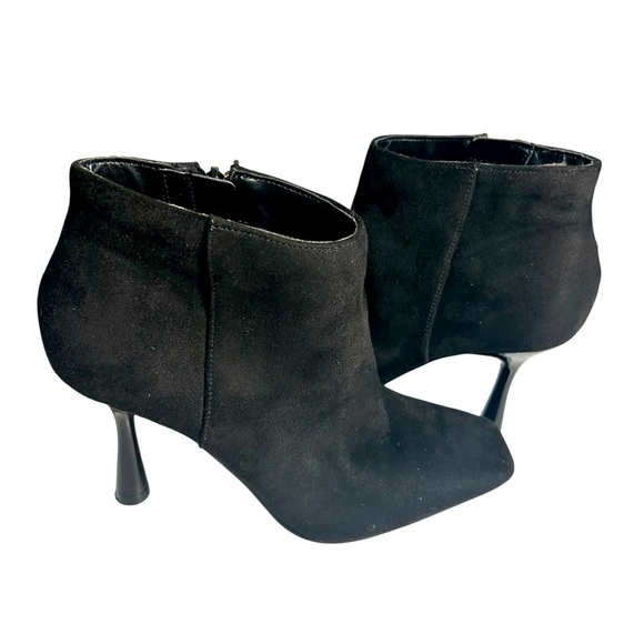 Mix 6 Lexey Square Toe Spike Heeled Booties Womens Sz 6 - Picture 1 of 12